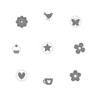 Itty Bitty Bits - Clear-Mount Stamp