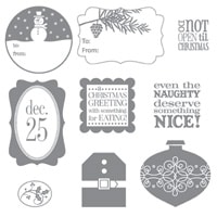 Tags Til Christmas - Clear-Mount Stamp