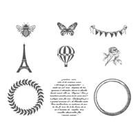 Collage Curios Clear-Mount Stamp Set