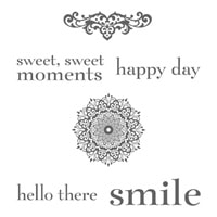 Happy Day Clear-mount Stamp Set