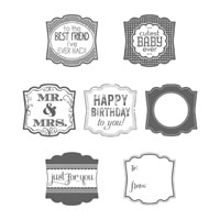 Label Love Clear Stamp Set