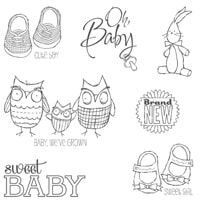 Baby, We've Grown Clear Stamp Set [ 133089 ] (Retired)