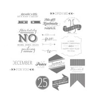 Christmas Tagables Photopolymer Stamp Set