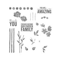 Painted Petals Photopolymer Stamp Set