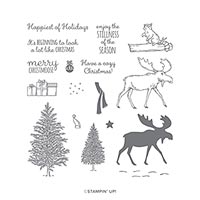 Merry Moose Photopolymer Stamp Set [ 150494 ]