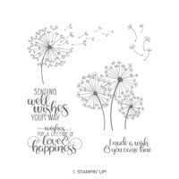 Dandelion Wishes Cling-Mount Stamp Set [ 151345 ]