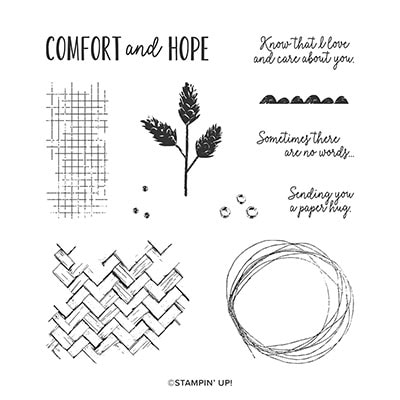 Comfort & Hope Cling Stamp Set (English) [ 152509 ]