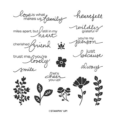 Lovely You Cling Stamp Set (English) [ 152525 ]
