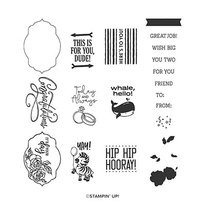 Celebration Of Tags Photopolymer Stamp Set [ 153307 ]