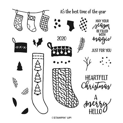 A Merry Hello Host Photopolymer Stamp Set [ 153615 ]