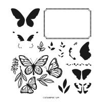 Floating & Fluttering Photopolymer Stamp Set [ 154424 ]