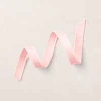Blushing Bride 3/8'' (1 Cm) Frayed Grosgrain Ribbon [ 156341 ]