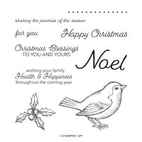 Happy Holly Days Cling Stamp Set (English) [ 156342 ]
