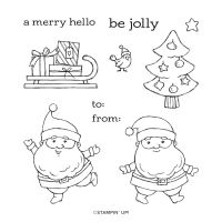 Be Jolly Cling Stamp Set [ 156370 ]