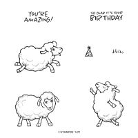 Counting Sheep Cling Stamp Set (English) [ 156591 ]