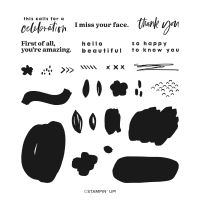 Hello Beautiful Photopolymer Stamp Set (English) [ 158041 ]