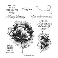 Calming Camellia Host Cling Stamp Set (English) [ 158117 ]