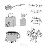 Speedy Recovery Cling Stamp Set (English) [ 159024 ]