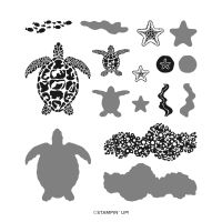 Sea Turtle Photopolymer Stamp Set