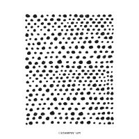 Hand Drawn Dots Cling Stamp Set [ 160508 ]
