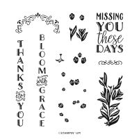 Vertical Blooms Photopolymer Stamp Set (English) [ 161260 ]