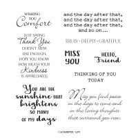 Hope You Know Cling Stamp Set (English) [ 161409 ]