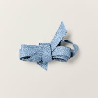 Boho Blue 3/8" (1 Cm) Textured Ribbon