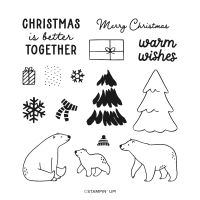 Beary Cute Photopolymer Stamp Set (English) [ 162016 ]