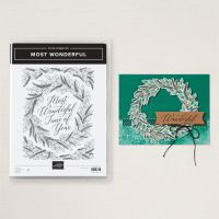 Most Wonderful Cling Stamp Set (English) [ 162072 ]