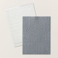 Christmas Tidings Embossing Folder