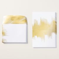 Brushed Gold Cards & Envelopes