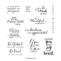 So Sincere Cling Stamp Set (English)
