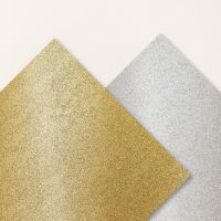 Silver & Gold 12" X 12" (30.5 X 30.5 Cm) Adhesive Backed Glimmer Paper