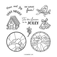 So Very Merry Photopolymer Stamp Set (English)