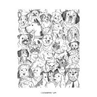 Doggone Friendly Cling Stamp Set