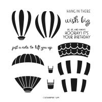 Hot Air Balloon Photopolymer Stamp Set (English)