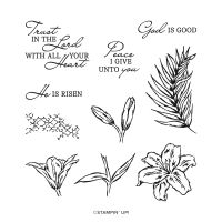 Easter Lilies Photopolymer Stamp Set (English)