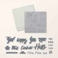 Thoughtful Moments Hybrid Embossing Folder (English)