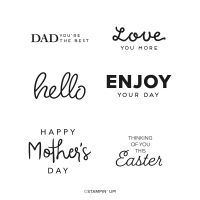 Heartfelt Hellos Cling Stamp Set (English) [ 162964 ]