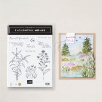 Thoughtful Wishes Cling Stamp Set (English)