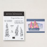 Inspiring Snapdragons Cling Stamp Set (English)