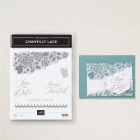 Chantilly Lace Cling Stamp Set (English)