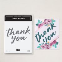 Thanking You Photopolymer Stamp Set (English)