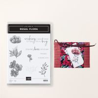 Regal Flora Cling Stamp Set (English)