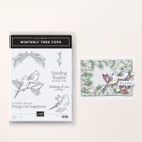 Winterly Tree Tops Cling Stamp Set (English)