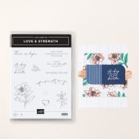 Love & Strength Cling Stamp Set (English)