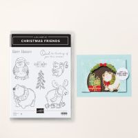 Christmas Friends Cling Stamp Set (English)