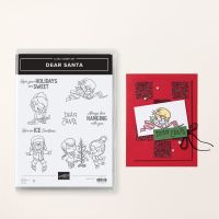 Dear Santa Cling Stamp Set (English)