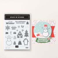 Stempelset Klarsicht Spass Im Schnee (Deutsch)
