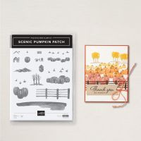 Scenic Pumpkin Patch Photopolymer Stamp Set (English)
